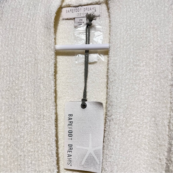 Barefoot Dreams cardigan ivory sweater: Box O - Picture 5 of 11